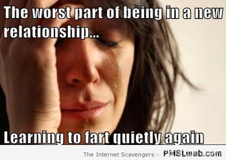 Relationship fart meme at PMSLweb.com