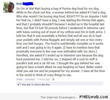 Purina dog food joke at PMSLweb.com