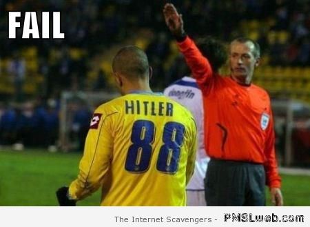 Football Hitler fail at PMSLweb.com