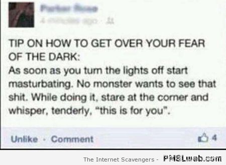 How to get over your fear of the dark humor at PMSLweb.com
