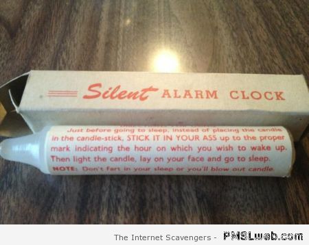 Silent alarm clock at PMSLweb.com