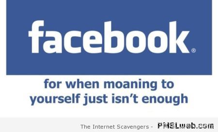Funny Facebook slogan – Computer era funnies at PMSLweb.com