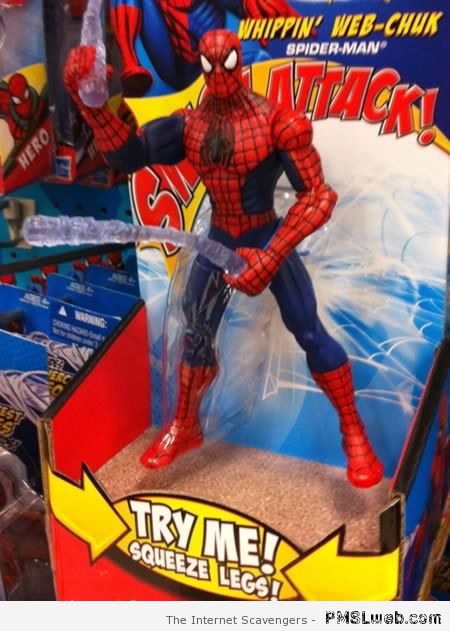Spiderman toy fail at PMSLweb.com