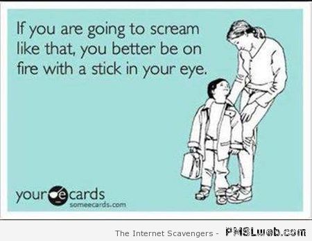 If you are going to scream ecard at PMSLweb.com