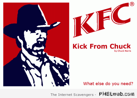 KFC Chuck Norris humor at PMSLweb.com
