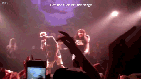 Funny get off stage gif at PMSLweb.com
