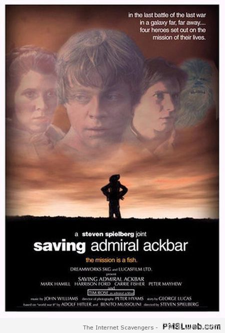 Saving Admiral Ackbar poster at PMSLweb.com