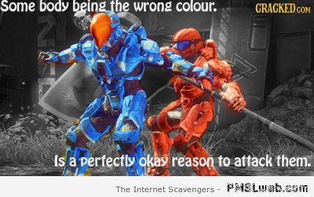 Different color attack video game meme at PMSLweb.com