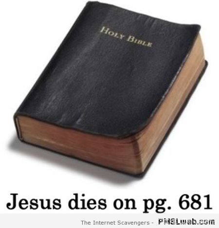 Funny Bible spoiler at PMSLweb.com