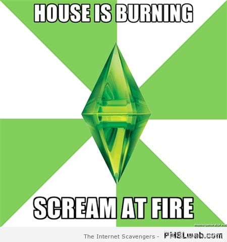 House is burning sims logic at PMSLweb.com