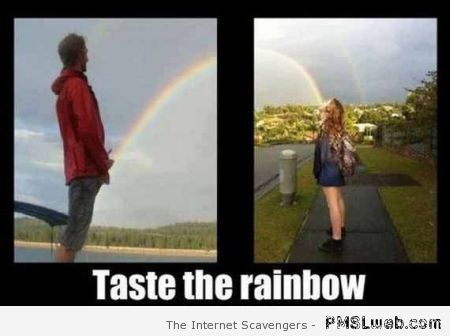 Taste the rainbow humor at PMSLweb.com