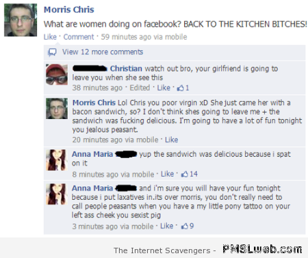 Back to the kitchen facebook fail at PMSLweb.com