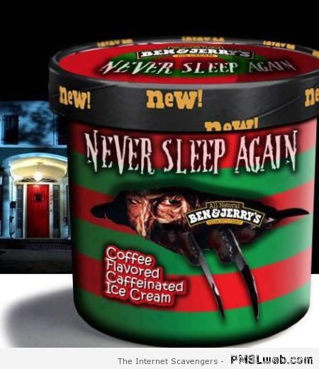 Ben & Jerry’s never sleep again ice cream at PMSLweb.com