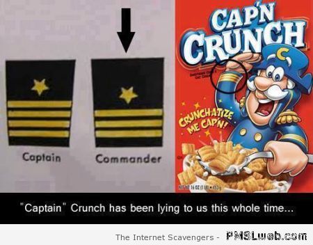 Cap’n Crunch fail at PMSLweb.com
