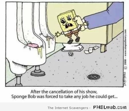 Sponge Bob’s new job at PMSLweb.com