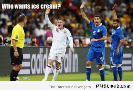 Who wants ice cream football meme at PMSLweb.com