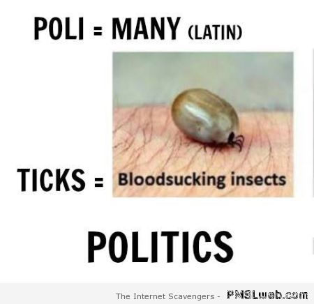 Funny bloodsucking politics at PMSLweb.com