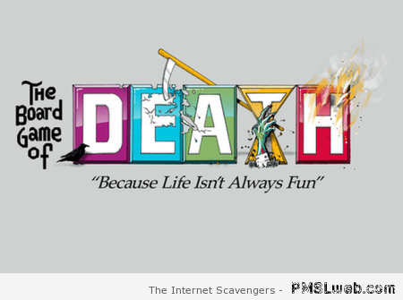 Board game of death humor at PMSLweb.com