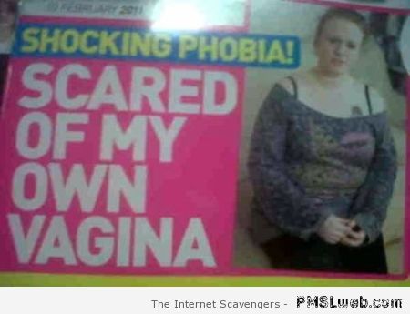 Scared of my own vagina at PMSMweb.com