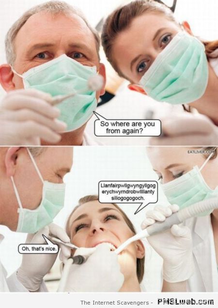 Dentist humor at PMSLweb.com
