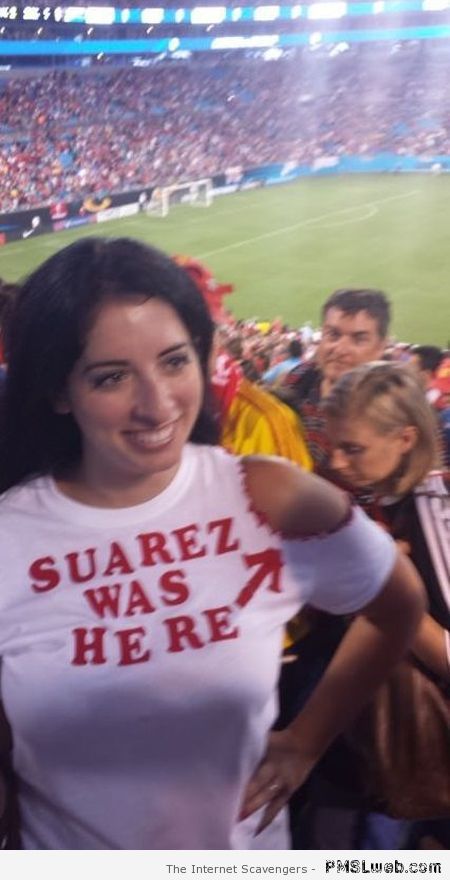 Suarez was here t-shirt – Tuesday craziness at PMSLweb.com