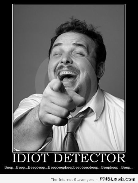 Idiot detector at PMSLweb.com