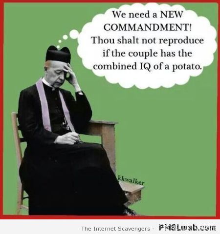 We need a new commandment sarcastic picture at PMSLweb.com