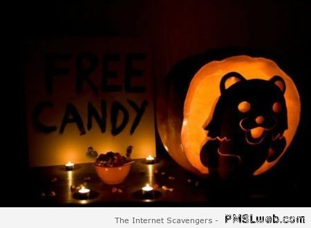 Pedobear pumpkin at PMSLweb.com