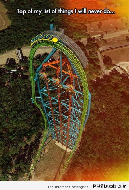 Nope roller coaster meme at PMSLweb.com