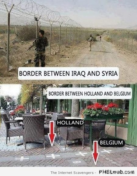 Comparing borders humor at PMSLweb.com
