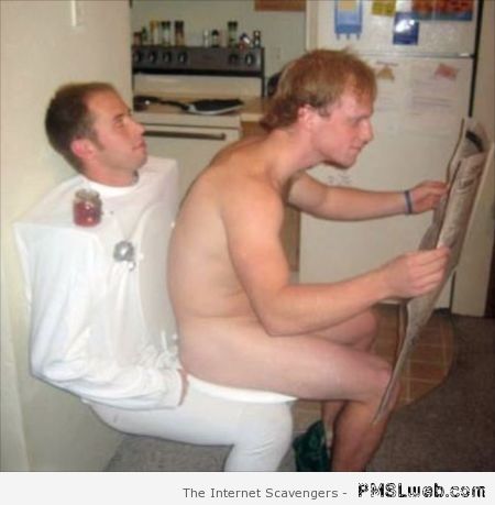 Toilet costume fail at PMSLweb.com