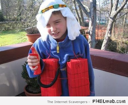 Jihadist costume fail – Halloween funnies at PMSLweb.com