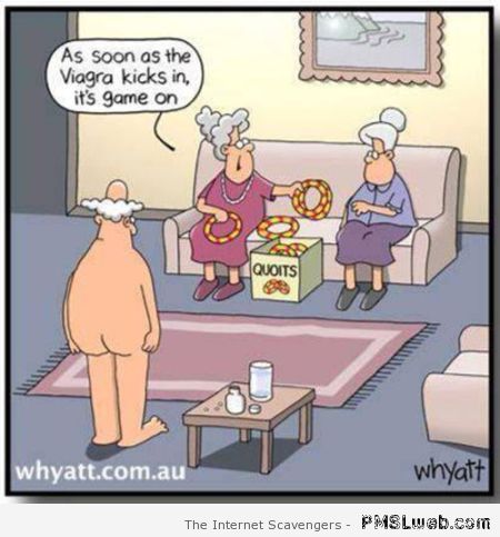 Quoits game funny cartoon – Crazy Friday at PMSLweb.com