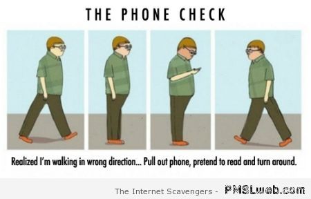 Phone check humor at PMSLweb.com