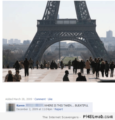 Eiffel tower status fail at PMSLweb.com