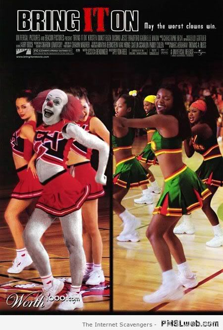 Funny bring IT on poster at PMSLweb.com