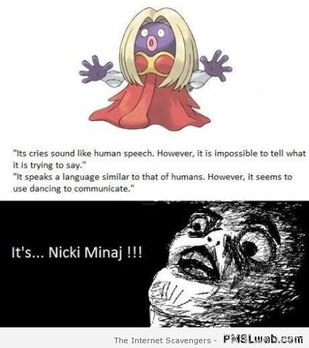 Nicki Minaj pokemon – Amusing pictures at PMSLweb.com