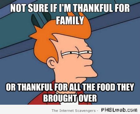 Funny Thanksgiving meme at PMSLweb.com