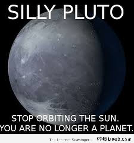 Funny Pluto meme at PMSLweb.com