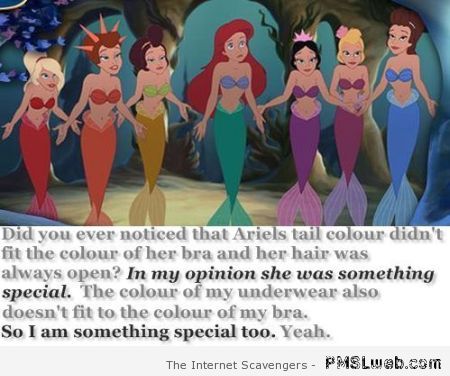 Little mermaid humor at PMSLweb.com