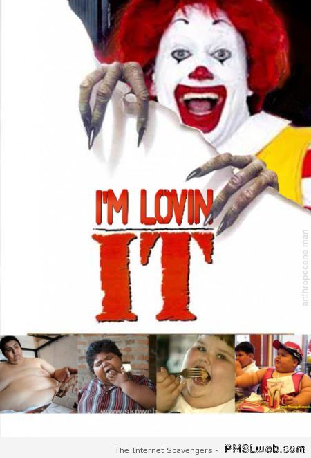 Stephen King McDonald’s IT parody at PMSLweb.com