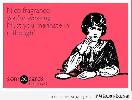 Nice fragrance sarcastic ecard at PMSLweb.com