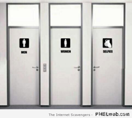 Funny selfies bathroom at PMSLweb.com