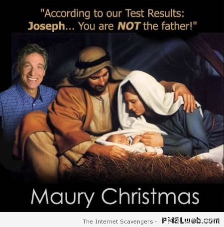 Maury Christmas humor at PMSLweb.com