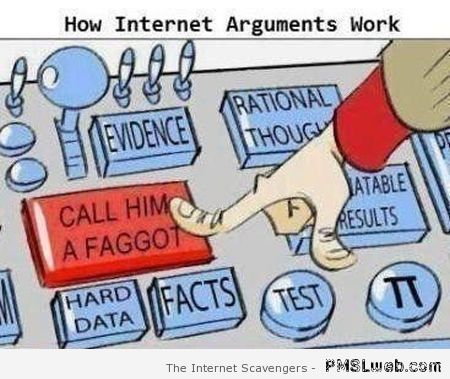 How internet arguments work at PMSLweb.com