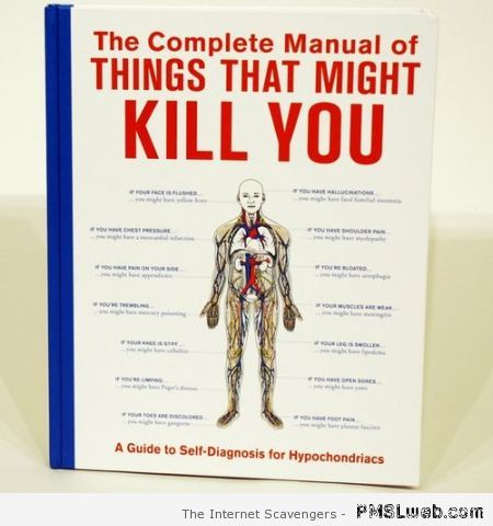 The complete manual of things that might kill you at PMSLweb.com