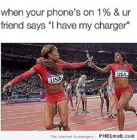 I have my charger humor – New week humor at PMSLweb.com