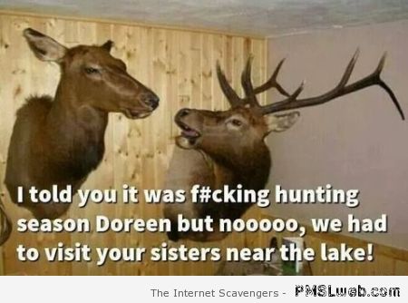 Nagging deer meme at PMSLweb.com