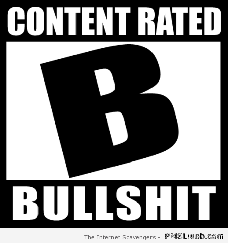 Content rated B for bullshit – Twisted Thursday at PMSLweb.com
