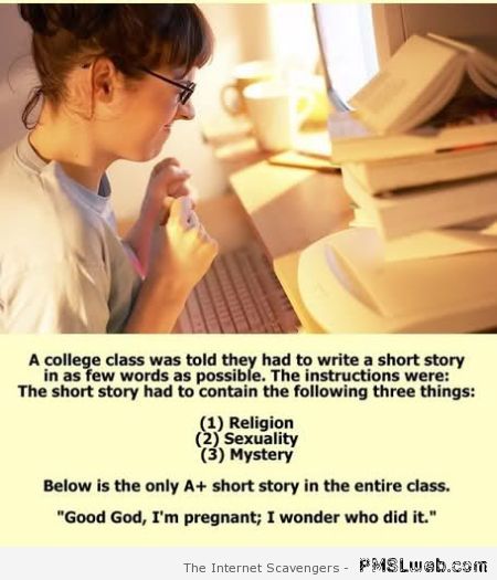Funny short story win at PMSLweb.com